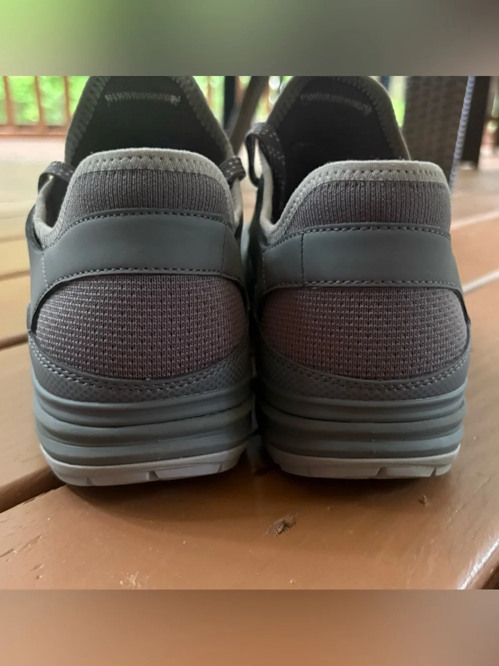 Lems Mesa Men's Size 11.5 Grey Trail Running Hiking Shoes Minimalist Barefoot